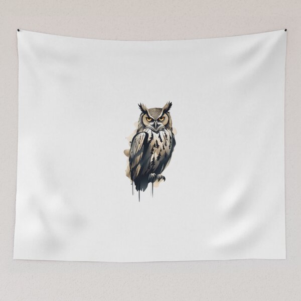 Item preview, Abstract owl art designed and sold by KorArtStudio.