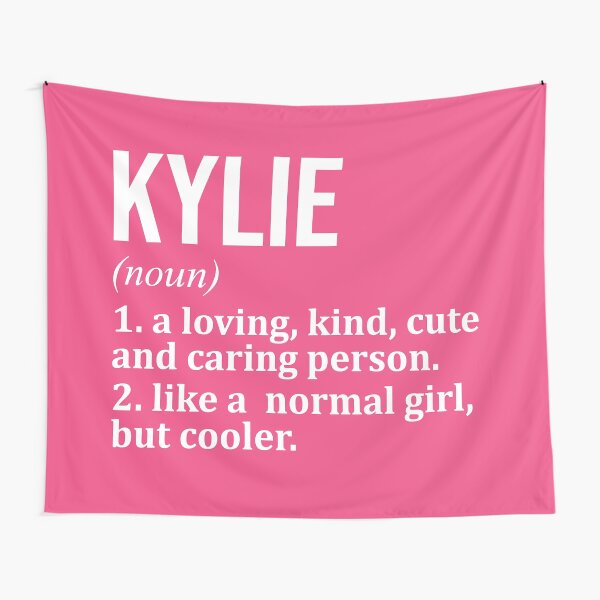 Aperçu de l'œuvre Définition du nom Kylie pour les femmes créée et vendue par XCIV.