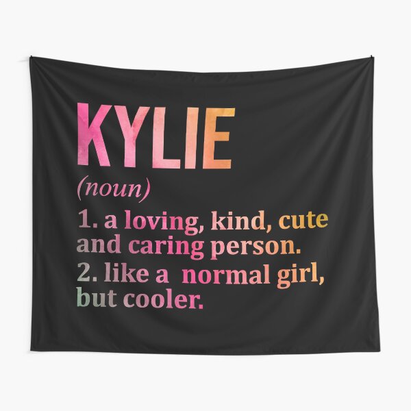 Aperçu de l'œuvre Définition du nom Kylie à l'aquarelle créée et vendue par XCIV.