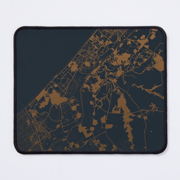 Item preview, Gaza Map Art avy blue coffee Palestine designed and sold by EpicMaps.