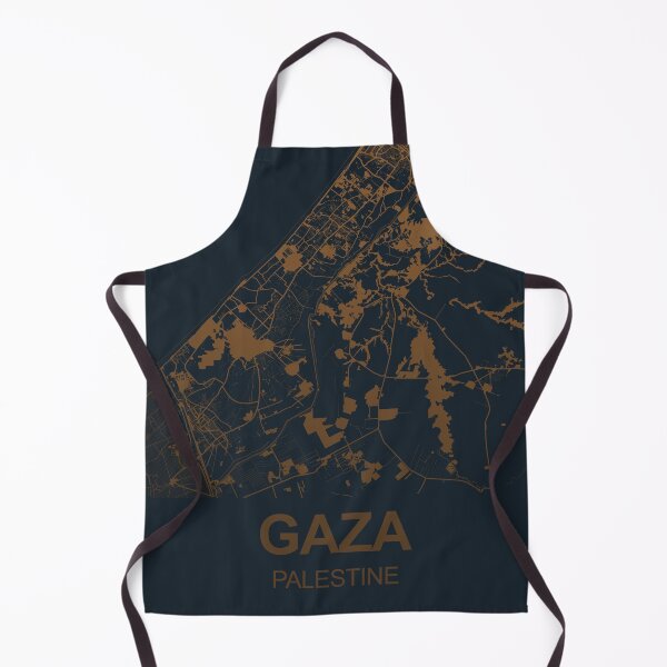 Item preview, Gaza Map Art avy blue coffee Palestine designed and sold by EpicMaps.