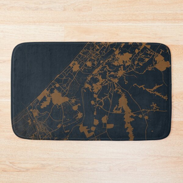 Item preview, Gaza Map Art avy blue coffee Palestine designed and sold by EpicMaps.