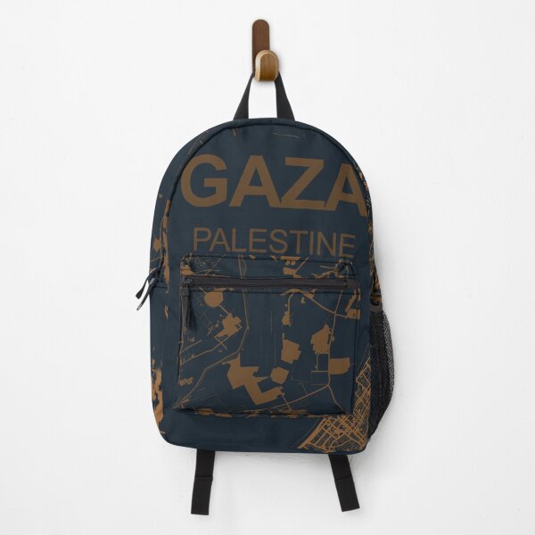 Item preview, Gaza Map Art avy blue coffee Palestine designed and sold by EpicMaps.