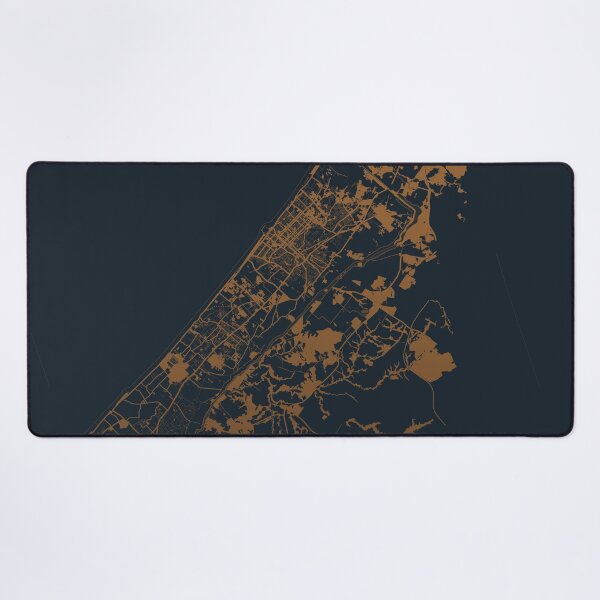 Item preview, Gaza Map Art avy blue coffee Palestine designed and sold by EpicMaps.