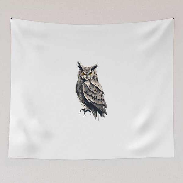 Item preview, Cool Abstract owl art designed and sold by KorArtStudio.