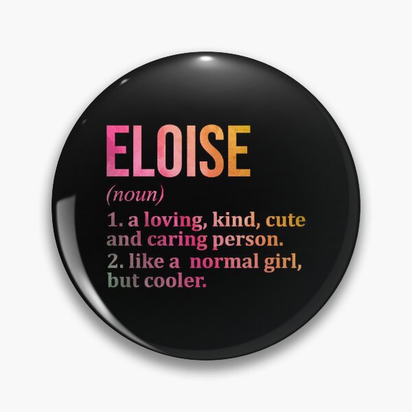 Item preview, Eloise Name Definition in Watercolor designed and sold by XCIV.