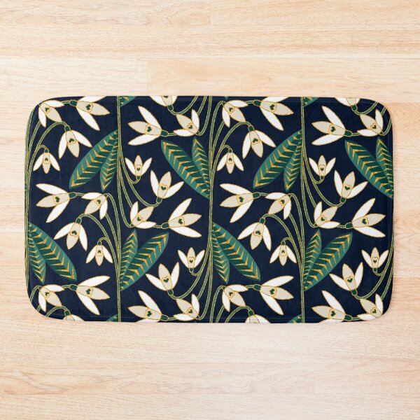 Item preview, Golden Art Deco Snowdrops designed and sold by TigaTiga.