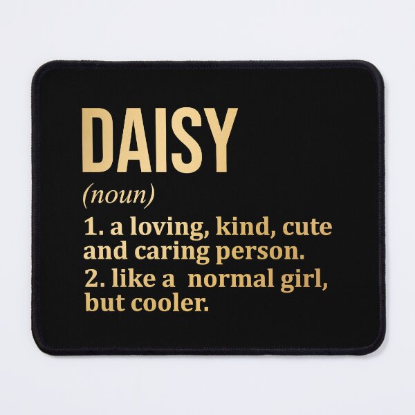 Item preview, Daisy Name Definition in Gold designed and sold by XCIV.