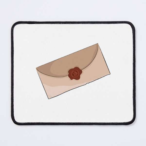 Item preview, sealed letter // dark academia aesthetic // handdrawn designed and sold by damnfinecuppa.