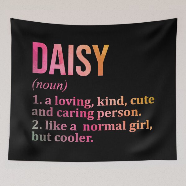 Item preview, Daisy Name Definition in Watercolor designed and sold by XCIV.