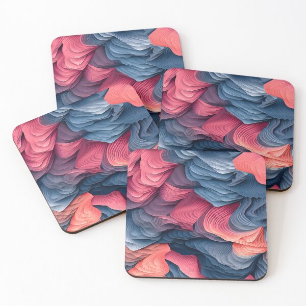 Item preview, Dynamic Textured Waves Canvas Art designed and sold by VectorPlace.
