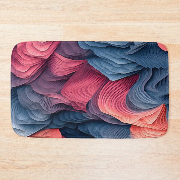 Item preview, Dynamic Textured Waves Canvas Art designed and sold by VectorPlace.