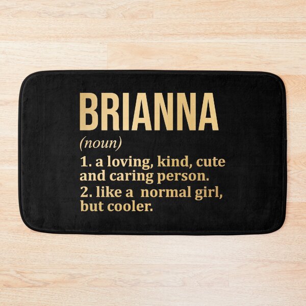 Item preview, Brianna Name Definition in Gold designed and sold by XCIV.