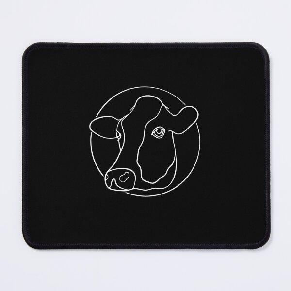 Item preview, I Love Cows creative minimal circle-shaped design for Animal Lovers and Farmers! designed and sold by venomousvector.
