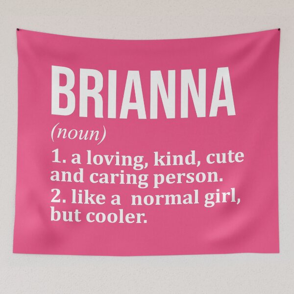 Item preview, Brianna Name Definition for Women designed and sold by XCIV.