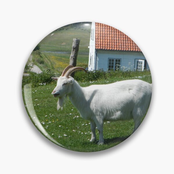 Artikelvorschau, Goat farm - Funny goat - white goat entworfen und verkauft von animal-animal.