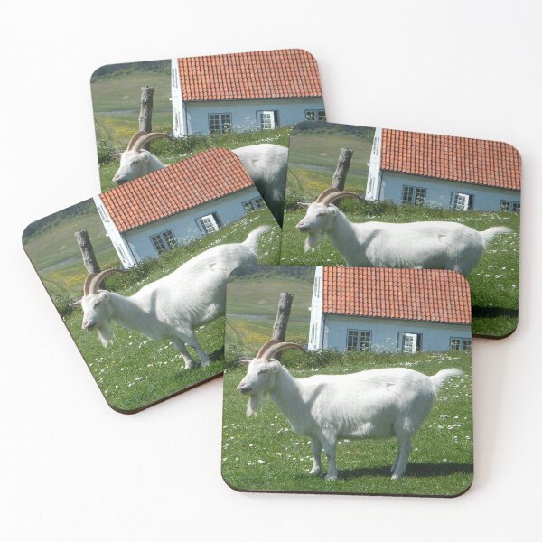 Item preview, Goat farm - Funny goat - white goat designed and sold by animal-animal.