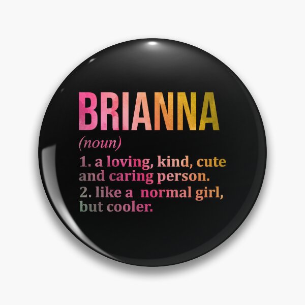 Item preview, Brianna Name Definition in Watercolor designed and sold by XCIV.