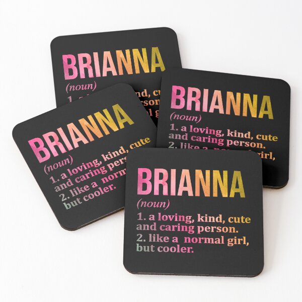 Item preview, Brianna Name Definition in Watercolor designed and sold by XCIV.