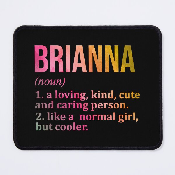 Item preview, Brianna Name Definition in Watercolor designed and sold by XCIV.