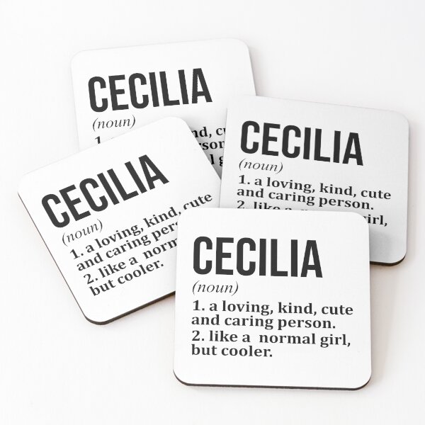 Item preview, Cecilia Name Definition designed and sold by XCIV.