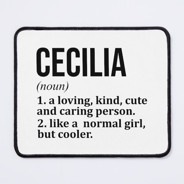 Item preview, Cecilia Name Definition designed and sold by XCIV.