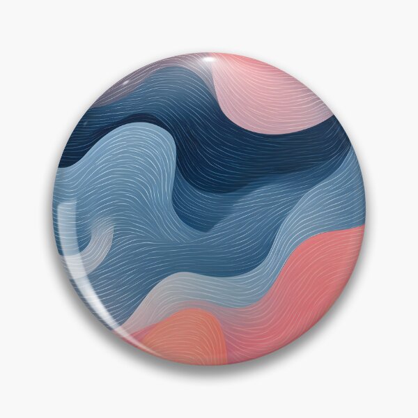 Item preview, Soft Hues Waveforms Abstract Art designed and sold by VectorPlace.