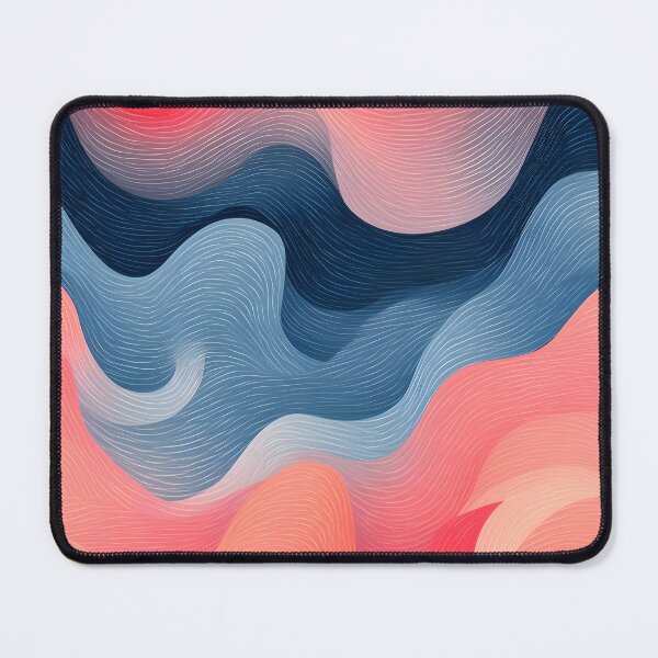Item preview, Soft Hues Waveforms Abstract Art designed and sold by VectorPlace.