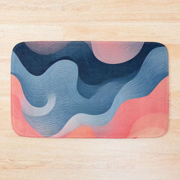 Item preview, Soft Hues Waveforms Abstract Art designed and sold by VectorPlace.
