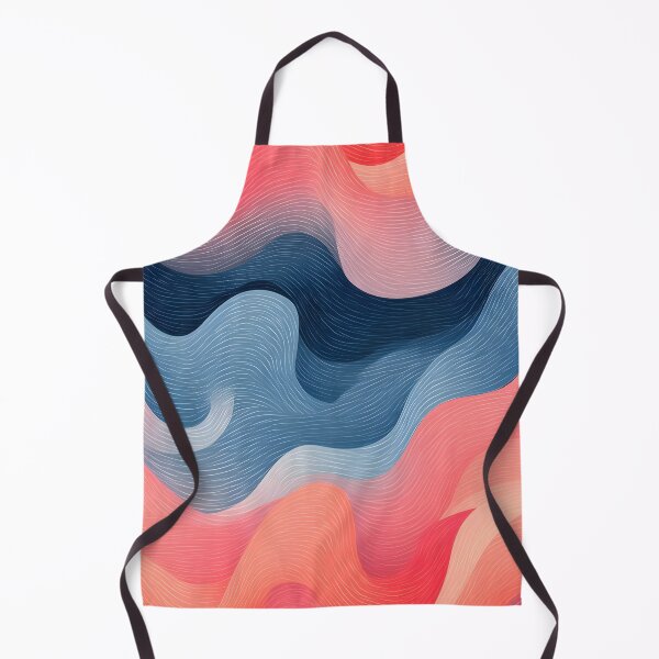 Item preview, Soft Hues Waveforms Abstract Art designed and sold by VectorPlace.