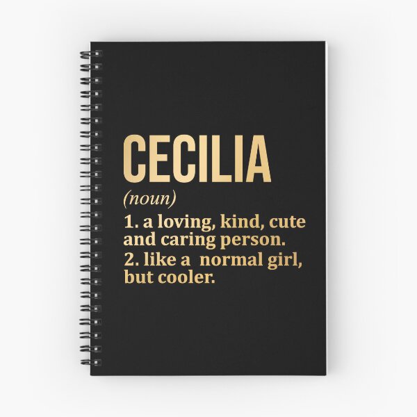 Item preview, Cecilia Name Definition in Gold designed and sold by XCIV.
