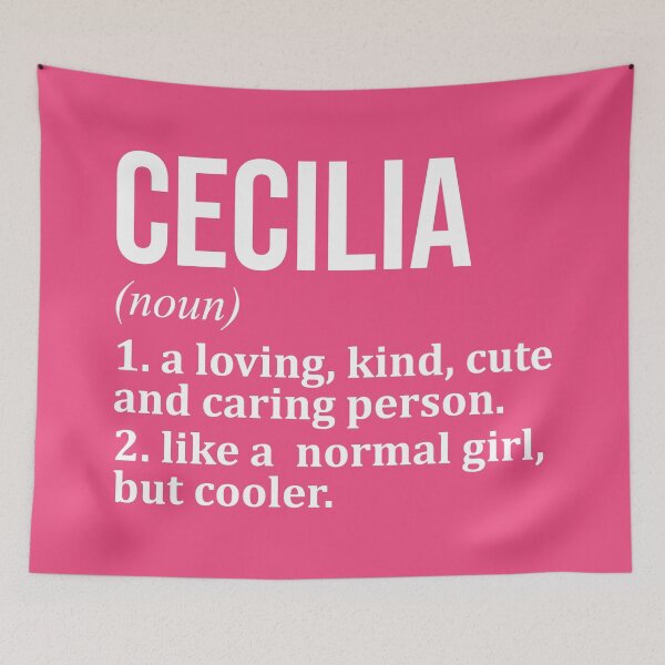 Item preview, Cecilia Name Definition for Women designed and sold by XCIV.