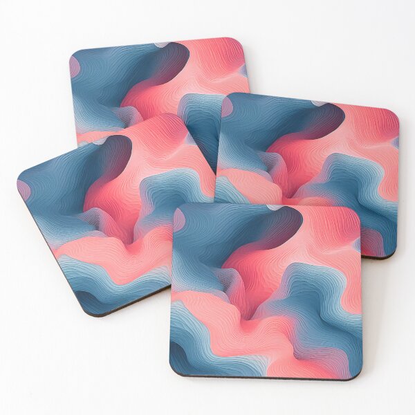 Item preview, Vibrant Geometric Waveforms Art designed and sold by VectorPlace.