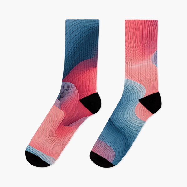 Item preview, Vibrant Geometric Waveforms Art designed and sold by VectorPlace.