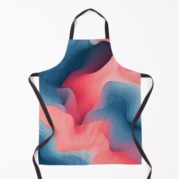 Item preview, Vibrant Geometric Waveforms Art designed and sold by VectorPlace.