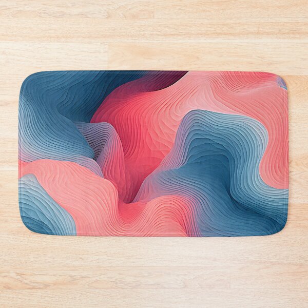 Item preview, Vibrant Geometric Waveforms Art designed and sold by VectorPlace.