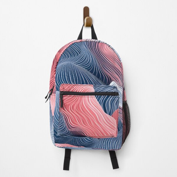 Item preview, Contrasting Waves Abstract Canvas designed and sold by VectorPlace.