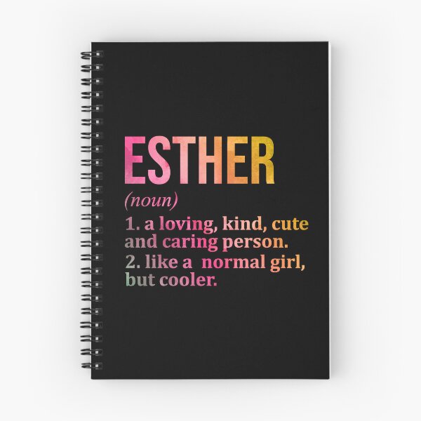 Item preview, Esther Name Definition in Watercolor designed and sold by XCIV.