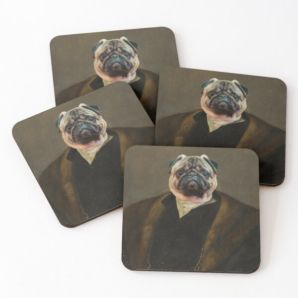 Item preview, Pug Renaissance Portrait designed and sold by TeraiNB.