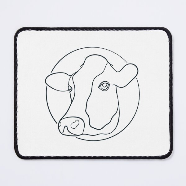 Item preview, Cows creative minimal design for Animal Lovers and Farmers designed and sold by venomousvector.