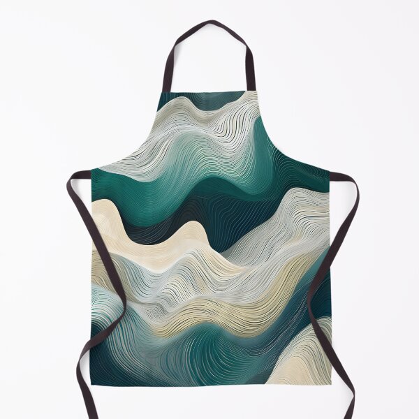 Item preview, Serenity Wave Lines Abstract Illustration designed and sold by VectorPlace.
