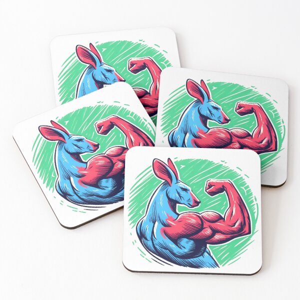 Item preview, Kangaroo Flex - Muscle Hopping Madness designed and sold by Funky Land.