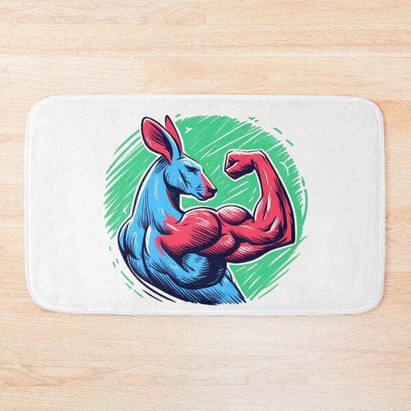 Item preview, Kangaroo Flex - Muscle Hopping Madness designed and sold by Funky Land.