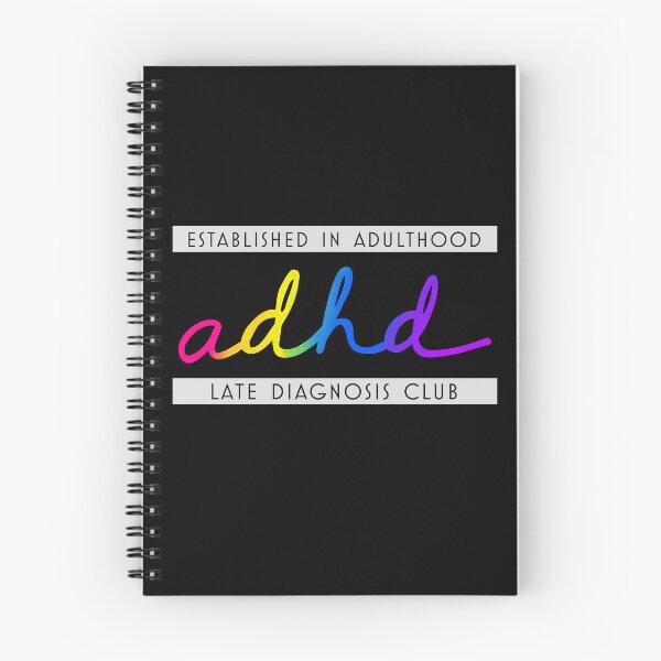 Item preview, ADHD - Late Diagnosis Club designed and sold by JillPillDesign.