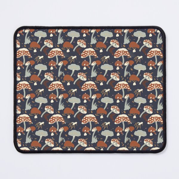 Item preview, Dark Autumn / Deep Autumn pattern, skin-tone matching, personal color analysis, PCA, mushrooms designed and sold by look4seasons.