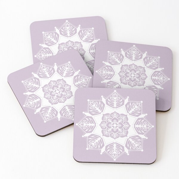 Item preview, Poinsettia Mandala - Dust + Snow designed and sold by Irene Estelle.