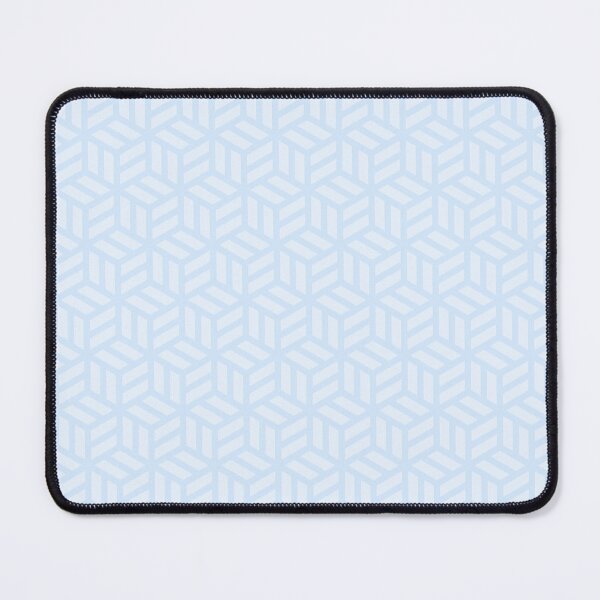 Item preview, Light Blue Cubes Geometric Optical Illusion Tranquil Simple Calming Ice Crystal Pattern designed and sold by PenguinForests.