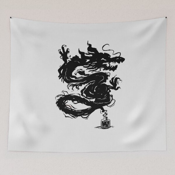 Item preview, Dragon made of ink, inkwell designed and sold by DerSenat.