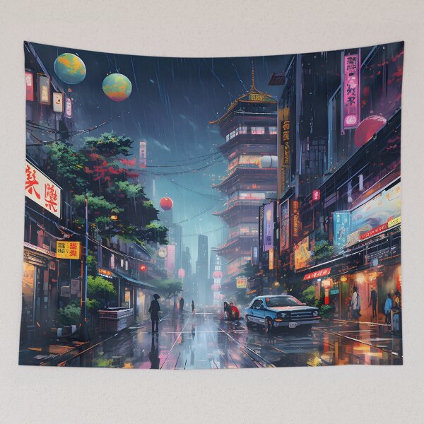 Item preview, Neon Tokyo Alleys designed and sold by FTS-Studio.