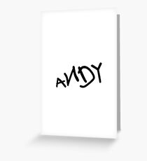 Andy - Toy Story Greeting Card